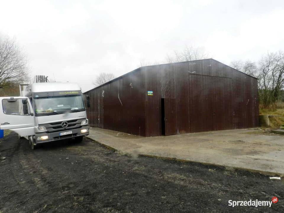 Blaszana montowana hala 1015 m brązowa Hale i magazyny Kraków