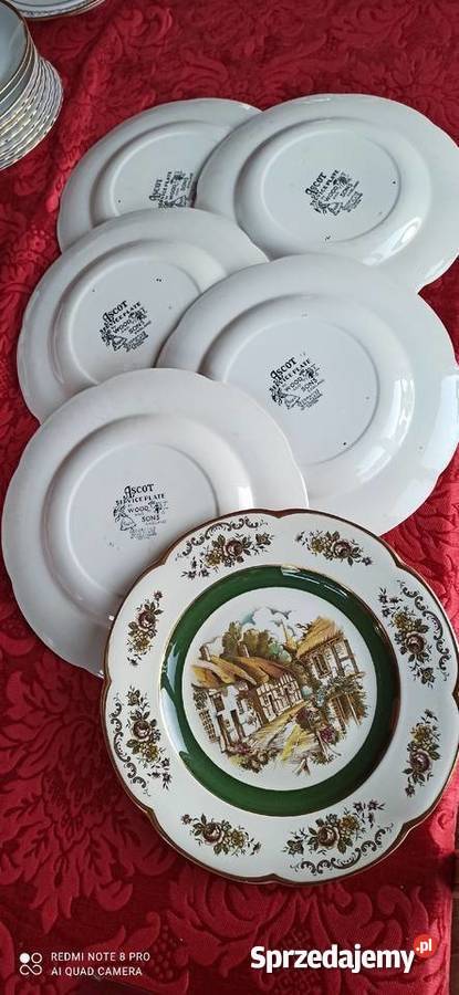 Patera Ascot Service Plate By Wood Sons England Gdańsk