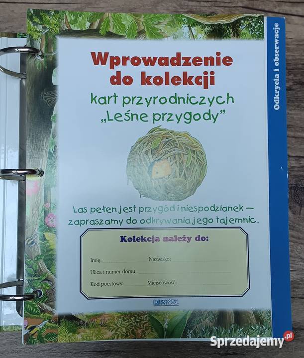 Leśne przygody segregator album DeAgostini Rok wydania 2002 Zbylitowska Góra