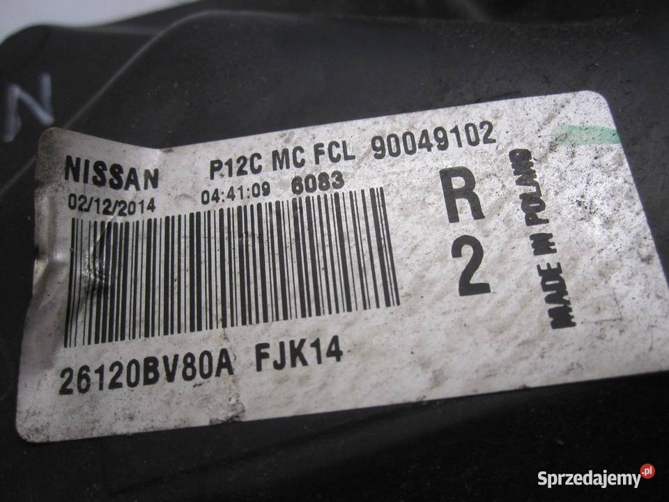 NISSAN JUKE I LIFT 15r lampa LED prawa przód Kielce