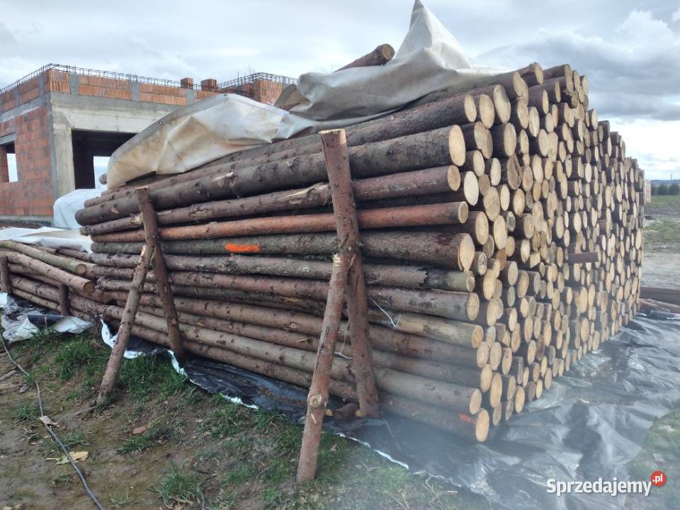 Stemple szalunkowe drewniane 461 sztuk 10 Grodków