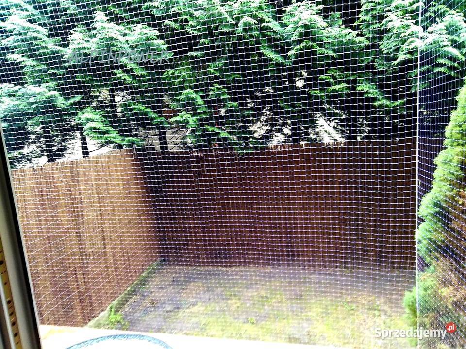 OCHRONA BALKONU KOTÓW SIATKA BEZINWAZYJNY MONTAŻ Warszawa