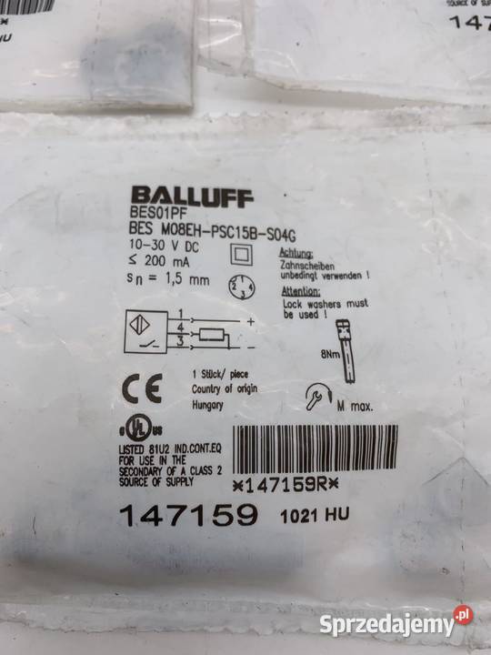 Balluff BES M08EHPSC15BS04G BES01PF mazowieckie Warszawa sprzedam