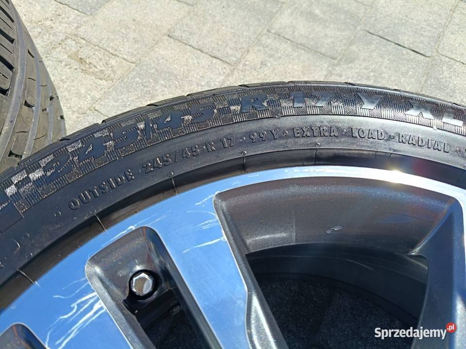 Alufelgi Mercedes 17 ET48 nowe opony sprzedam