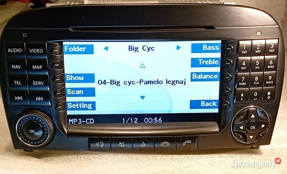 W230 R230 SL Mercedes Radio Nawigacja Europa Konin