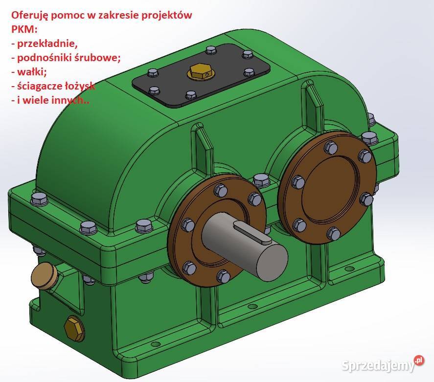 Sprzedam modele CAD przekładnie podnośniki Wrocław