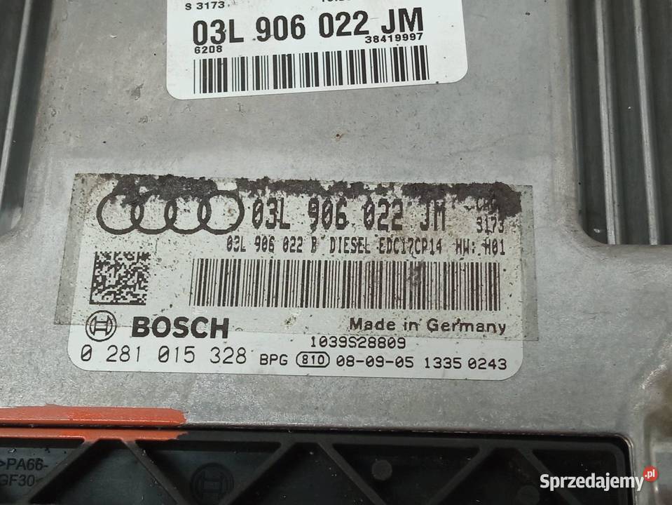 STEROWNIK SILNIKA 03L906022JM 0281015328 20 TDI