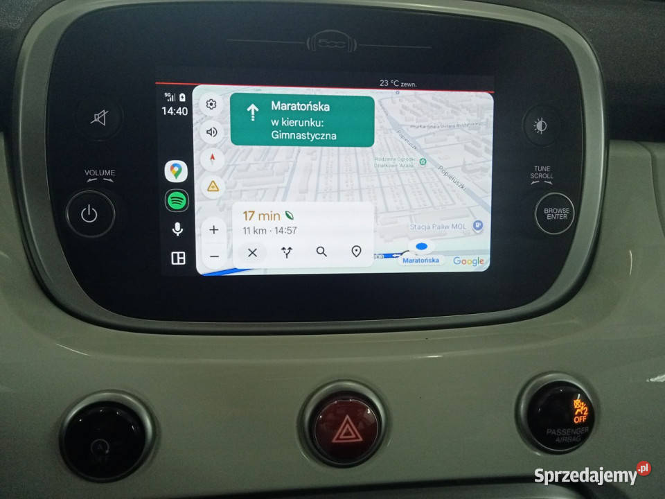 Fiat 500x 16 ETorg 110BezwypadkowyNiski przebieg światła do jazdy dziennej Łódź sprzedam