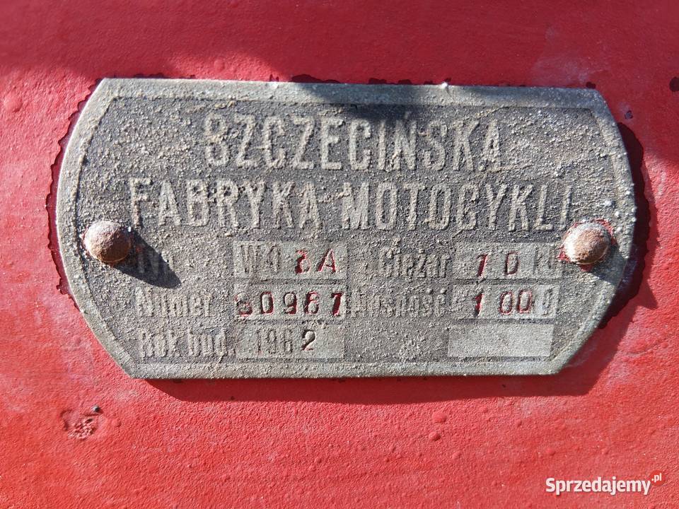 Junak M10 wózek boczny kosz 1962r