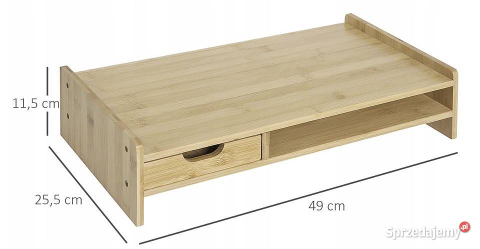 Podstawka pod monitor nowa bambusowa Piwniczna-Zdrój