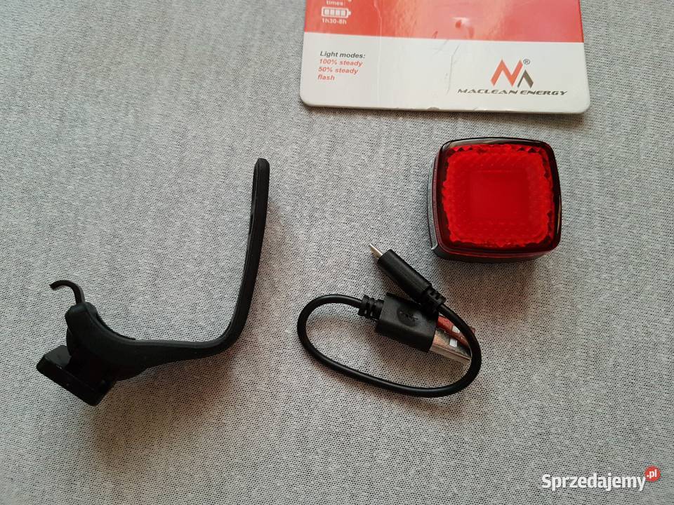 Lampka tylna z funkcją stop USB podkarpackie Mielec