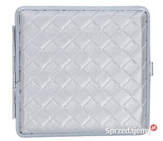Elegancka Papierośnica W Srebrnej Sztucznej Ostrowy nad Okszą