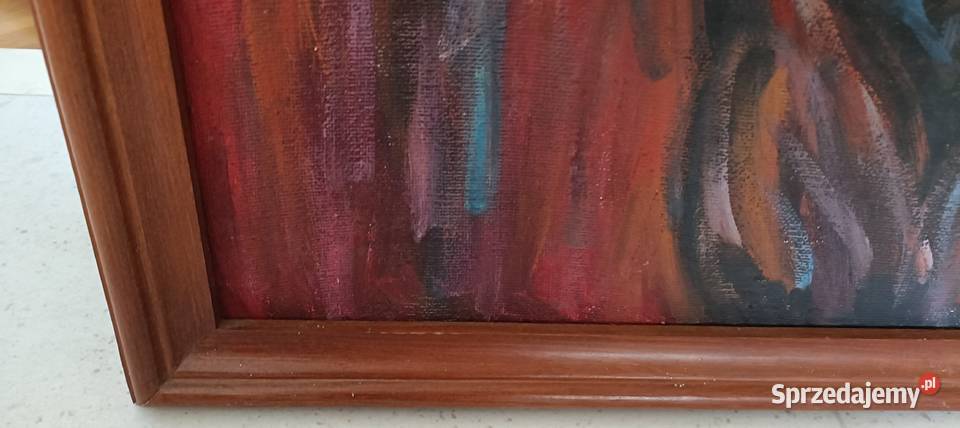 Piękny obraz Namiętność w czerwieni Warszawa sprzedam