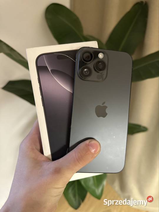 iPhone 16 Pro 256GB 91 Black Titanium Stan łódzkie Bełchatów