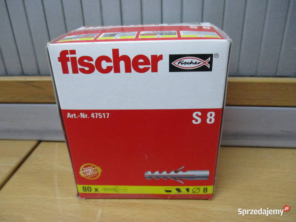 Kołek rozporowy Fischer s8 art 47517 8x40 art Mogilno