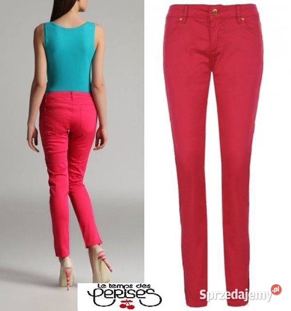 Spodnie Le Temps Des Cerises malinowe Zamość