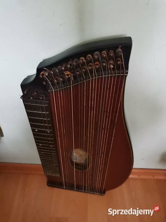 Przedwojenna Cytra kompletny zestaw ART DECO Kraków