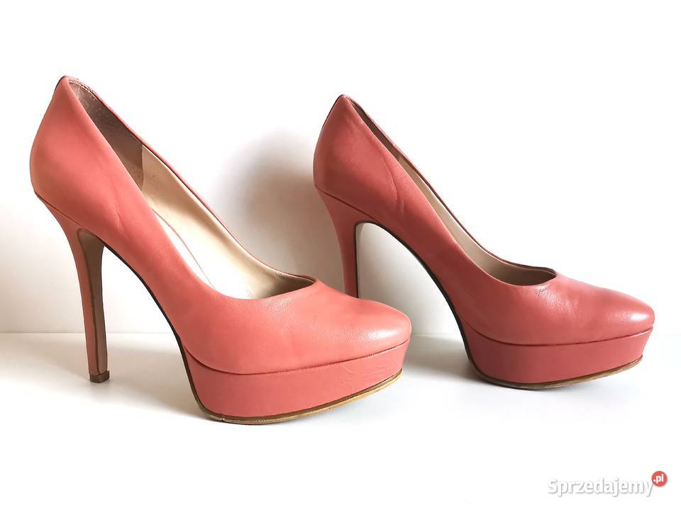 6949 NINE WEST eleganckie szpilki skóra 375