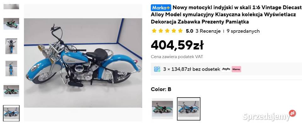 Motocykl Harley Indian 16 pomorskie Miastko sprzedam