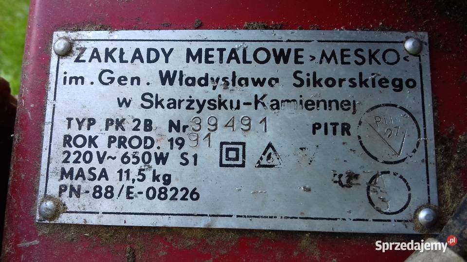 Silnik kosiarki elektrycznej Mesko Ania PK 2B