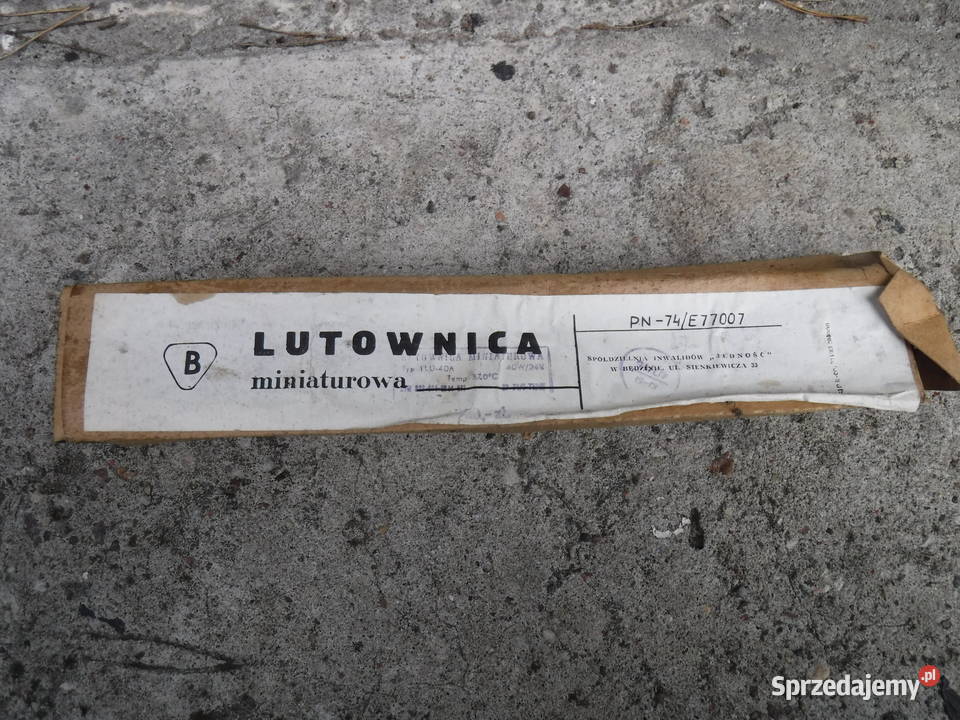 Lutownica miniaturowa 24V 40W typ 1LU40A Nowe Szydłowiec