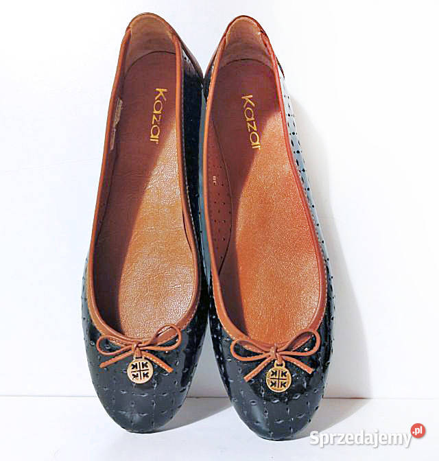 Kazar baleriny skóra lakier r 38 245 NOWE Kazar Gdańsk