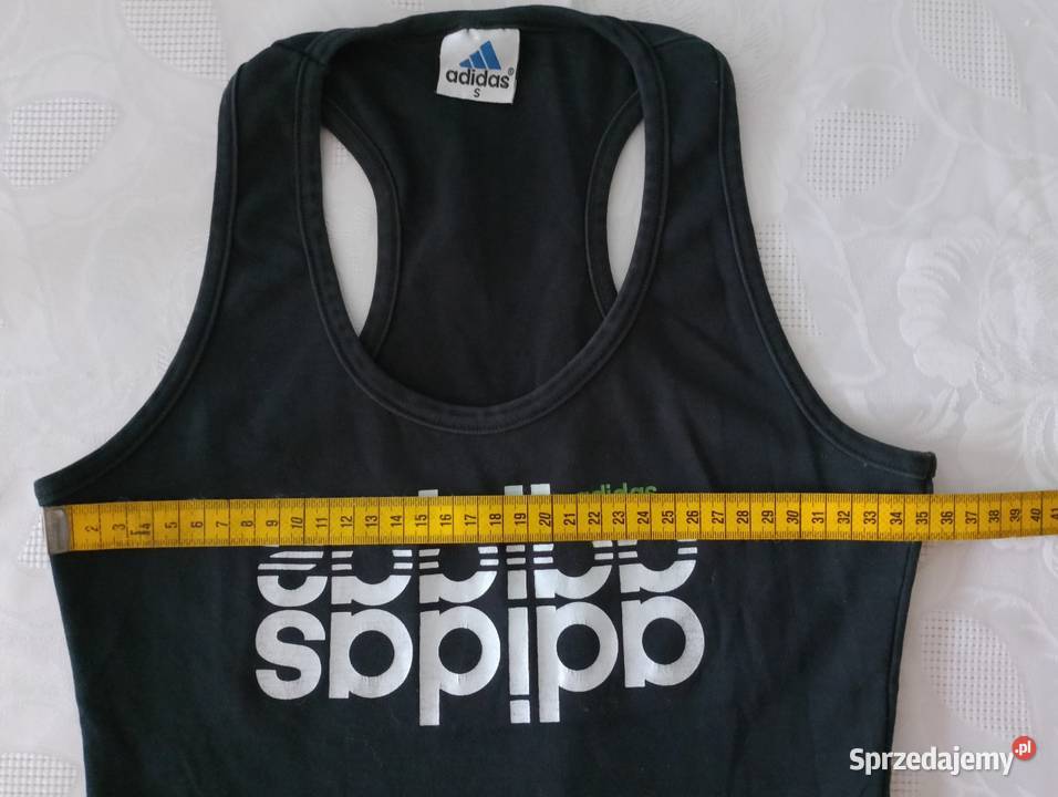 Bokserka czarna ADIDAS top koszulka treningowa Oborniki