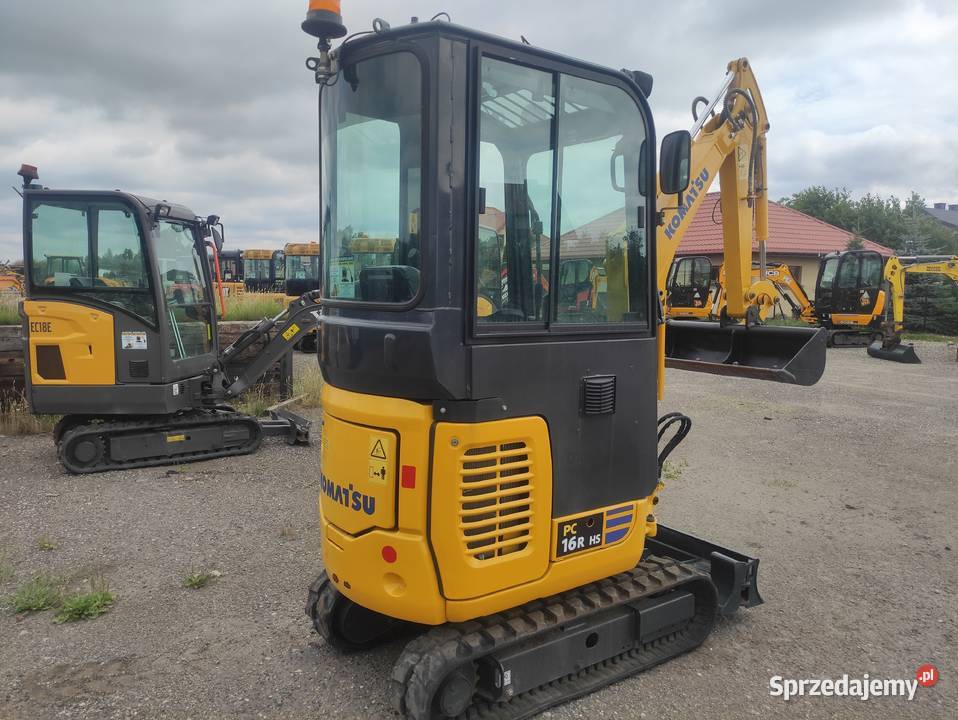 Minikoparka KOMATSU PC 16 R 2018r 1800mtg Ryżki