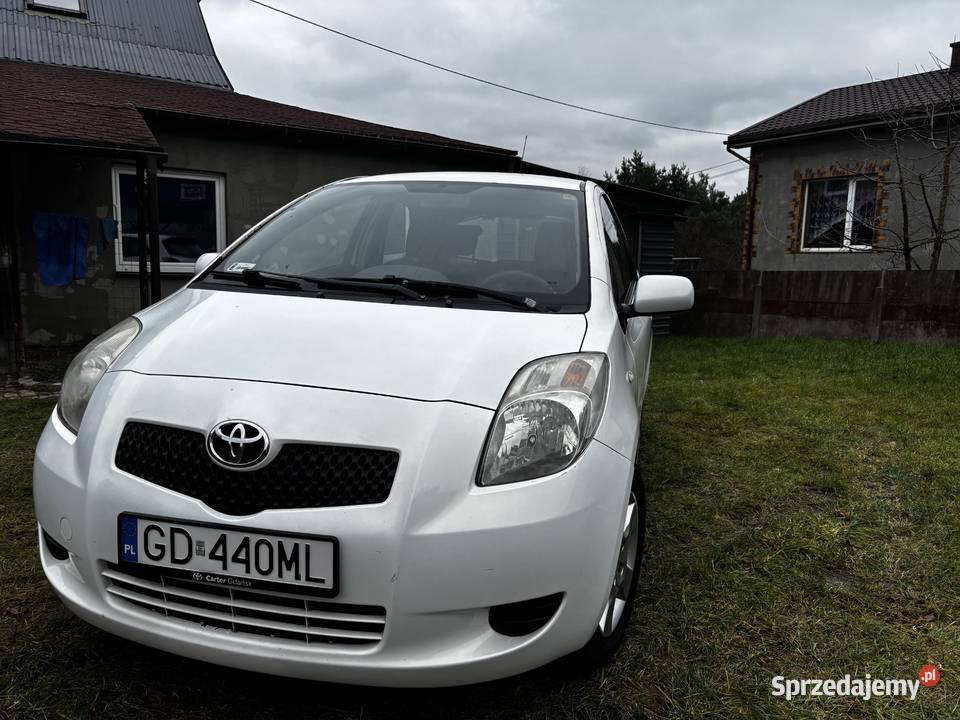 Toyota yaris 2008r OC i pt aktualne Zabagno