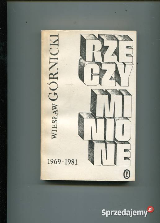 Rzeczy minione 19691981 Górnicki