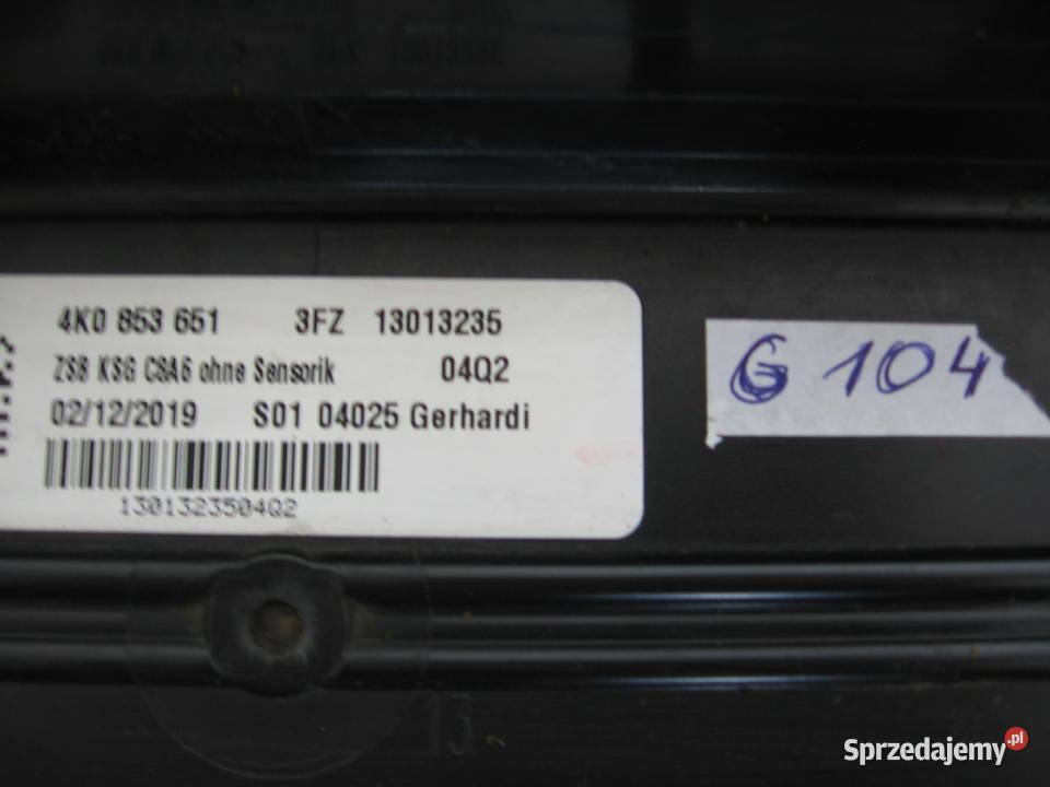 4K0853651 3FZ AUDI A6 C8 Atrapa chłodnicy osobowe Warszawa