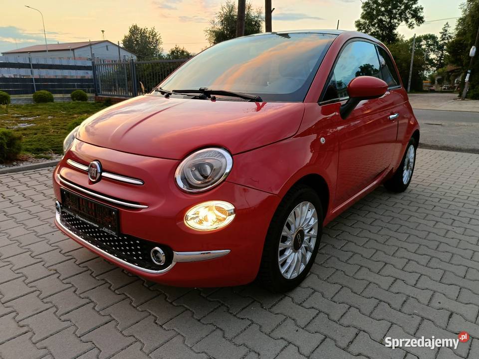 Fiat 500 lift panorama funkcja city welurowa tapicerka Kawęczyn