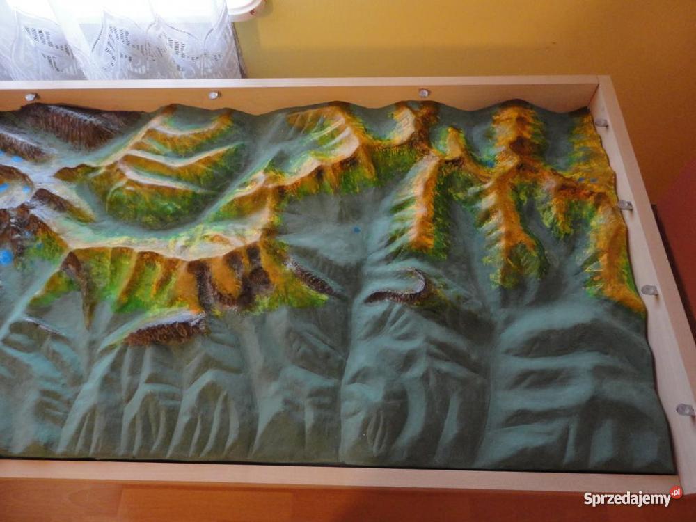 Mapa plastyczna tatr polskich Kielce