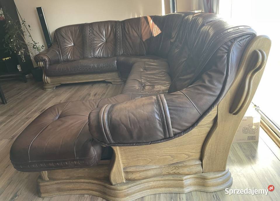 Narożnik skórzany dębowy Zielona Góra