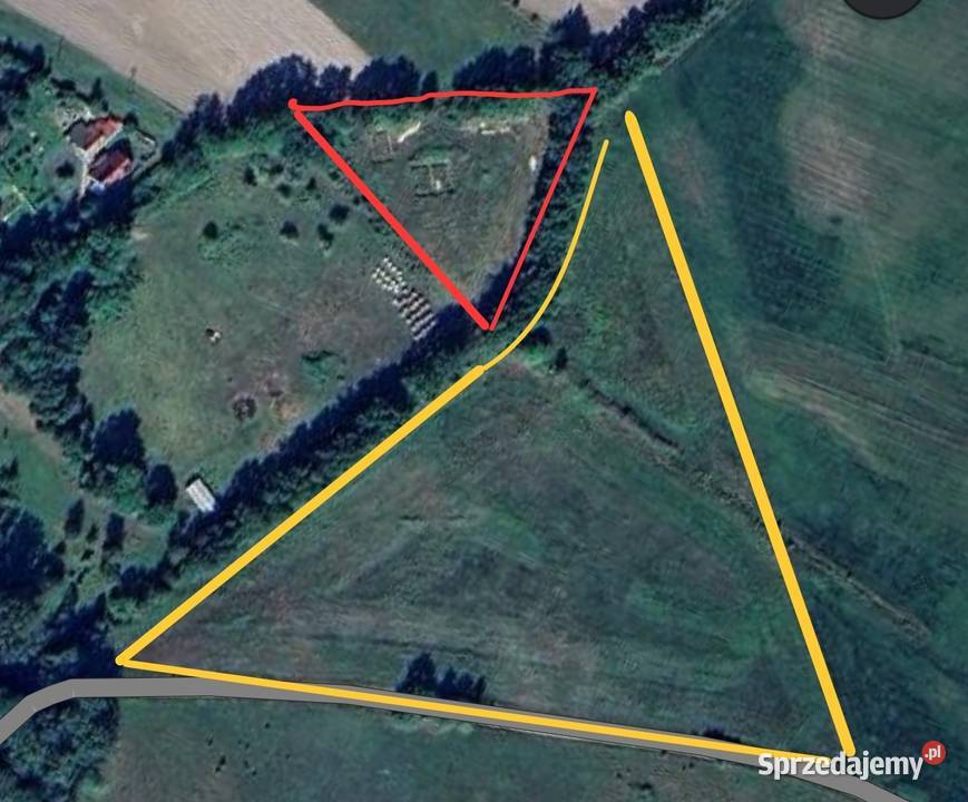 Sprzedam działkę 045ha plus 3ha ziemi