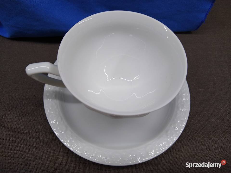 Rosenthal Maria Biała filiżanka spodek Kalisz