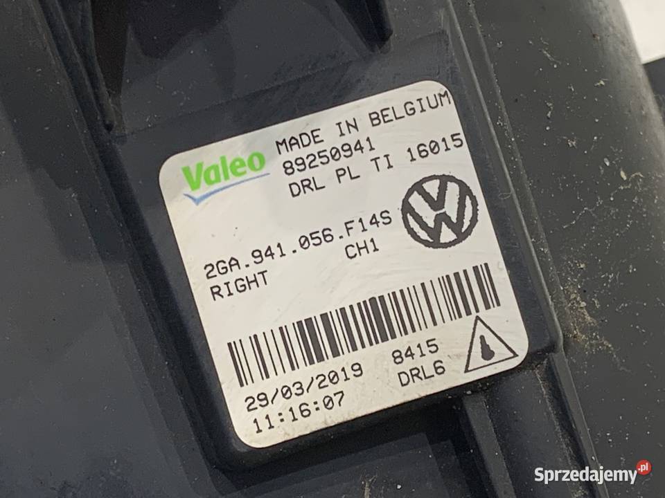 LAMPA DRL PRAWY PRZÓD VW TROC 89250941 Crossover