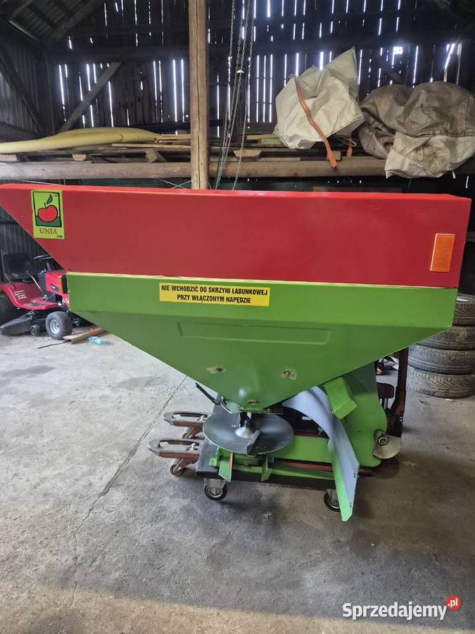 Rozsiewacz nawozów UNIA Brzeg N039 MX 1600L Gręboszów sprzedam