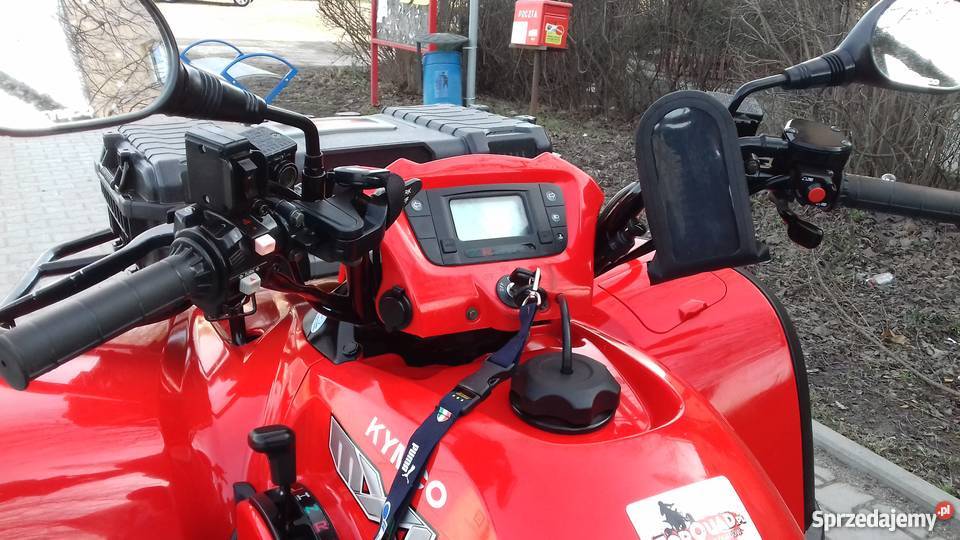 Quad KYMCO MXU 500 4x4 rozpinany mocno Skawina
