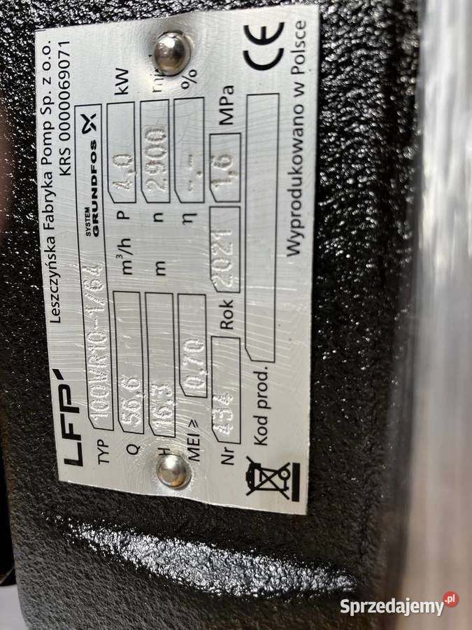 Pompa 100WR10164 Kokanin