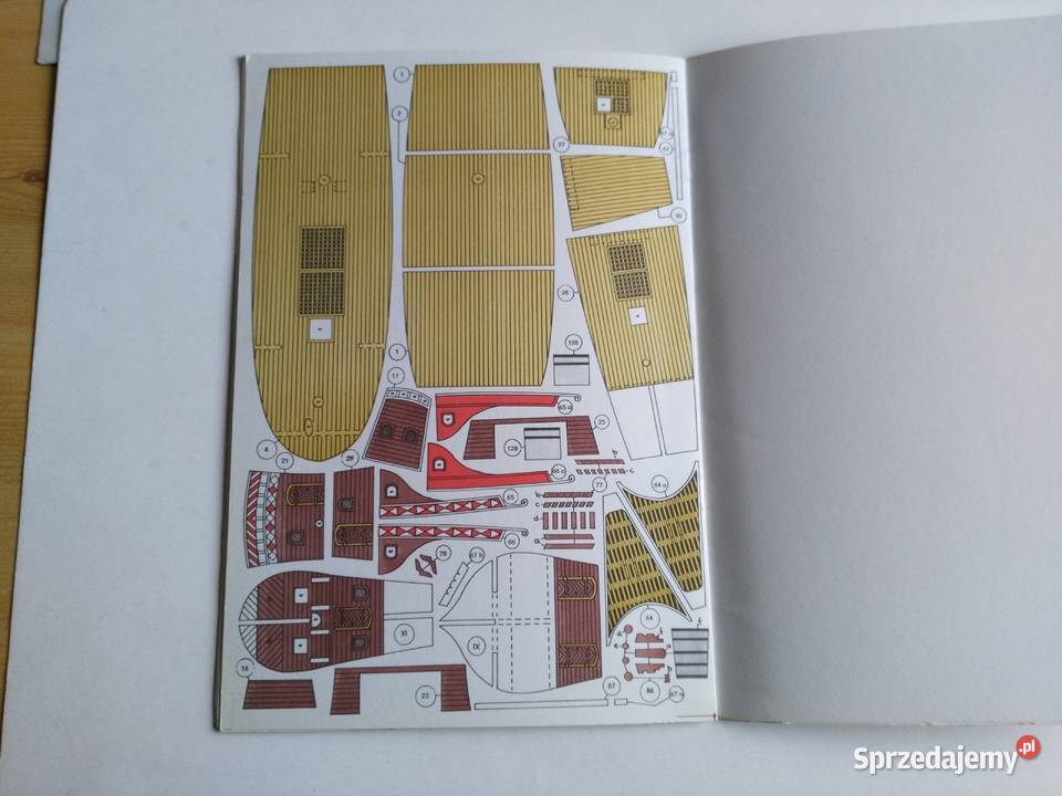 Model kartonowy Szkutnik Statek Golden Hind Dąbrowa Górnicza sprzedam