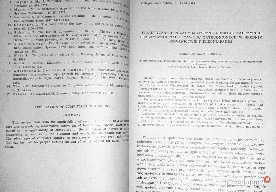 Pielęgniarstwo Polskie Zygmunt Przybylski Chełm sprzedam