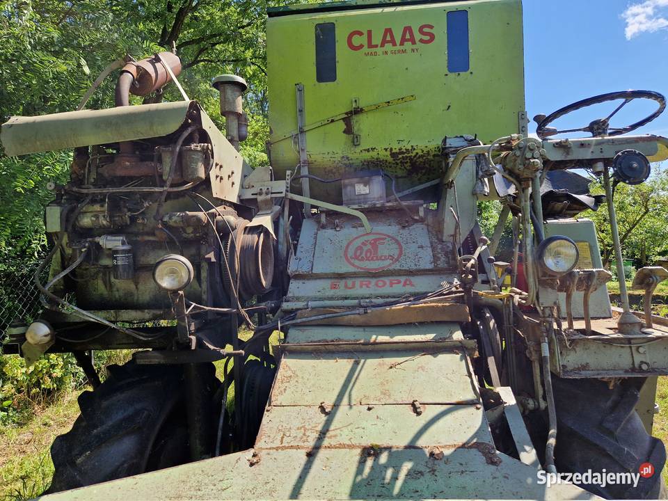 Kombajn zbożowy Claas Europa łódzkie Brończyn