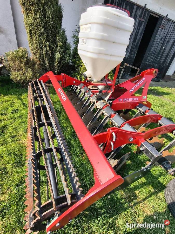 Brona talerzowa 25 m z siewnikiem nieuszkodzony Strzelce Opolskie