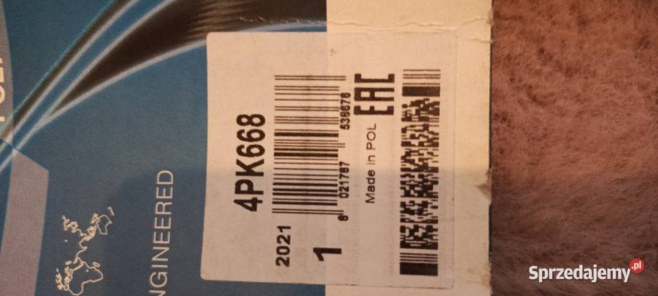 Dayco 4PK668 Pasek klinowy wielorow OpelLancia Paski napędowe