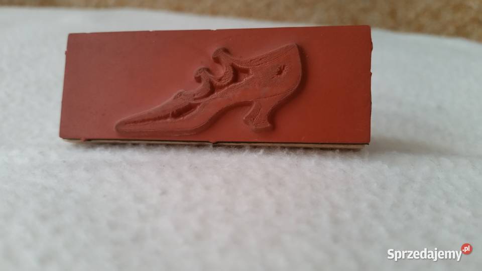 Drewniany stempel DAMSKI BUCIK RETRO Puławy