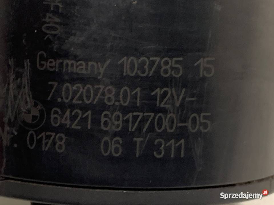 DODATKOWA POMPA WODY BMW E61 6917700 25 177 0410 Pompy wody