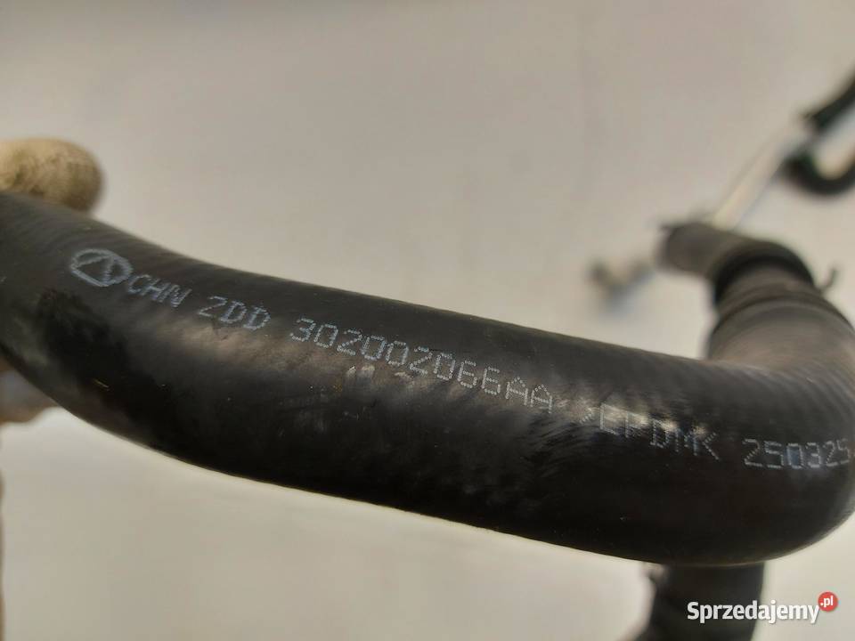 Jaecoo 7 PHEV 2025r wąż przewód rurka wody