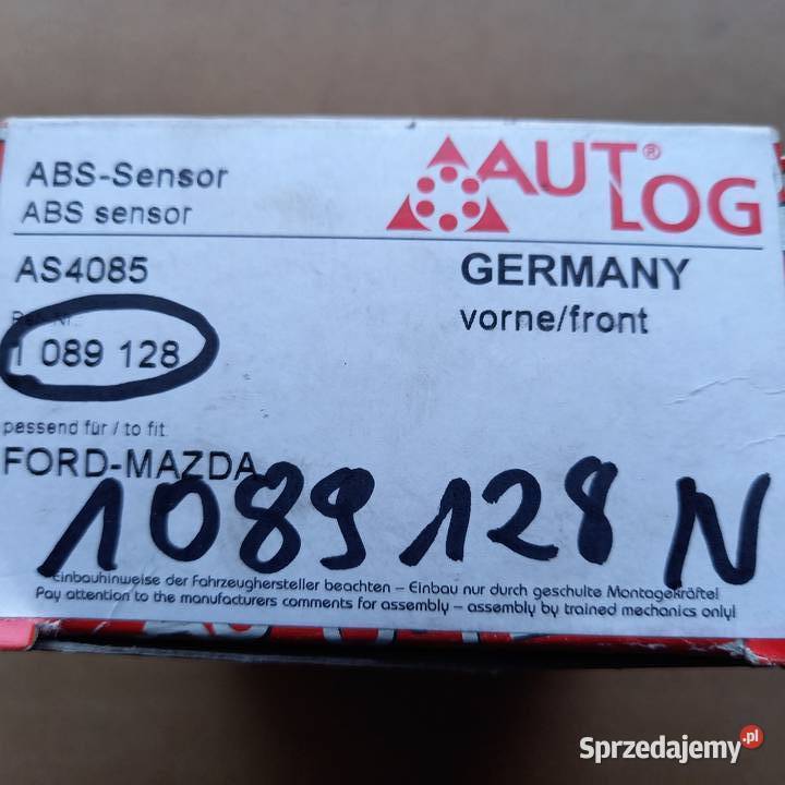 108912896FB2B372BE Czujnik ABS przód Fi96Puma osobowe Kraków