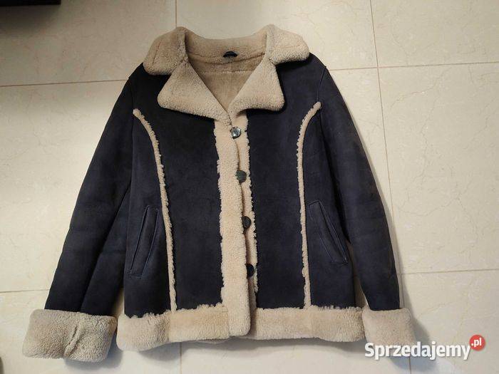 Kożuch damski ze skóry i wełny owczej ML dolnośląskie Kryniczno